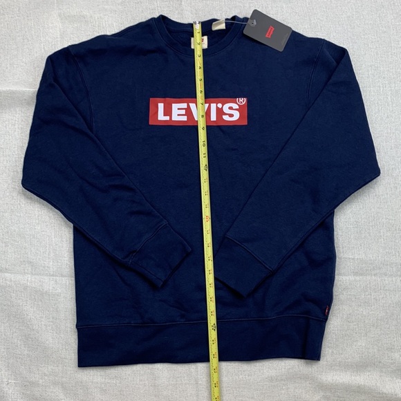 LEVI'S Men's Relaxed Graphic Sweatshirt Ronde Hals Size S - Picture 5 of 9